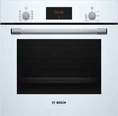 Духовой шкаф Bosch HBF114BW0R , электрический, шириной 59.4 см, белый, традиционная очистка в Санкт-Петербурге