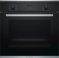 Духовой шкаф Bosch HBF214BB0R , электрический, шириной 59.4 см, черный, традиционная очистка в Санкт-Петербурге