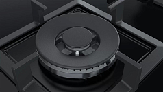 Газовая варочная панель Bosch PPC6A6B20 на 3 конфорки, шириной 59 см, черный в Санкт-Петербурге