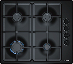 Газовая варочная панель Bosch PBP6C6B91R на 4 конфорки, шириной 58 см, черный в Санкт-Петербурге