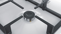 Газовая варочная панель Bosch PBH6C2B90R на 4 конфорки, шириной 58 см, белый в Санкт-Петербурге