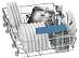 Купить Встраиваемая посудомоечная машина Bosch SPV 53M60 RU preview 4