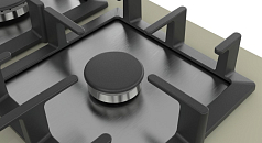 Газовая варочная панель Bosch PPP6A8B90 на 4 конфорки, шириной 59 см, кварц в Санкт-Петербурге