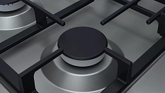 Газовая варочная панель Bosch PGP6B5O92R на 4 конфорки, шириной 58.2 см, нержавеющая сталь в Санкт-Петербурге