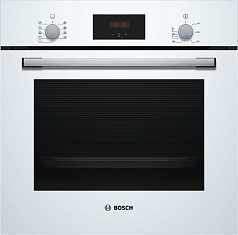 Духовой шкаф Bosch HBF114EW0R , электрический, шириной 59.4 см, белый, традиционная очистка в Санкт-Петербурге