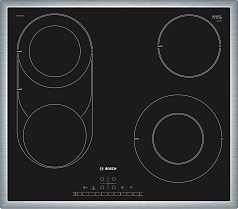 Электрическая варочная панель Bosch PKM645FP1R на 4 конфорки, шириной 58.3 см, черный в Санкт-Петербурге