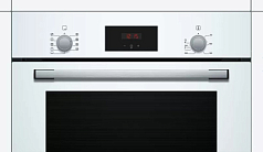 Духовой шкаф Bosch HBF114EV0R , электрический, шириной 59.4 см, белый, традиционная очистка в Санкт-Петербурге