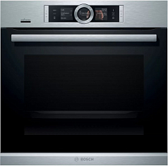 Духовой шкаф Bosch HRG6769S6 , электрический, шириной 59.4 см, нержавеющая сталь, пиролитическая очистка в Санкт-Петербурге