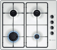Газовая варочная панель Bosch PBP615B81E на 4 конфорки, шириной 58 см, нержавеющая сталь в Санкт-Петербурге