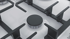 Газовая варочная панель Bosch PCI6A2B90R на 4 конфорки, шириной 58.2 см, белый в Санкт-Петербурге