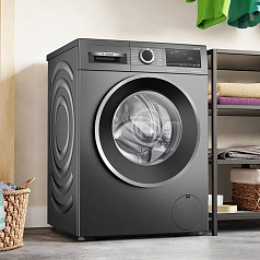 Стиральная машина Bosch WGG142ZRPL 1200 об/мин, серебристый, инверторный EcoSilenceDrive двигатель в Санкт-Петербурге Стиральная машина Bosch WGG142ZRPL 1200 об/мин, серебристый, инверторный EcoSilenceDrive двигатель в Санкт-Петербурге
