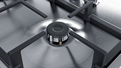 Газовая варочная панель Bosch PBH6C5B95R на 4 конфорки, шириной 58 см, нержавеющая сталь в Санкт-Петербурге