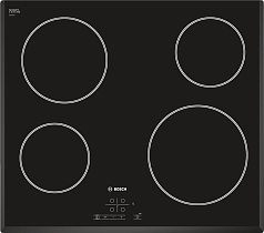 Электрическая варочная панель Bosch PKE651B17E на 4 конфорки, шириной 59.2 см, черный в Санкт-Петербурге