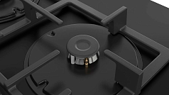 Газовая варочная панель Bosch POP6C6O90R на 4 конфорки, шириной 59 см, черный в Санкт-Петербурге