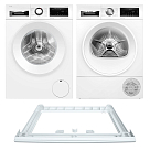 Комплект Bosch Serie 6 (WGG244FLSN, WQG245AMSN, WTZ27410)