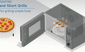 Как пользоваться аксессуарами вашей микроволновой печи Bosch