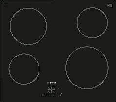 Электрическая варочная панель Bosch PKE611B17E на 4 конфорки, шириной 59.2 см, черный в Санкт-Петербурге