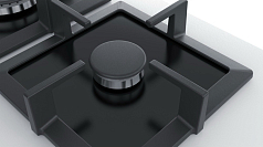 Газовая варочная панель Bosch PPP6A2B20 на 4 конфорки, шириной 59 см, белый в Санкт-Петербурге