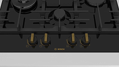 Газовая варочная панель Bosch PCI6B6B95R на 4 конфорки, шириной 58.2 см, черный в Санкт-Петербурге