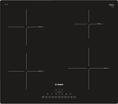 Индукционная варочная панель Bosch PUE611FB1E на 4 конфорки, шириной 59.2 см, черный в Санкт-Петербурге