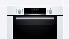 Духовой шкаф Bosch HBG317BW0R , электрический, шириной 59.4 см, белый, традиционная очистка в Санкт-Петербурге