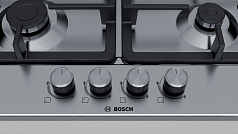 Газовая варочная панель Bosch PGH6B5O90R на 4 конфорки, шириной 58.2 см, нержавеющая сталь в Санкт-Петербурге