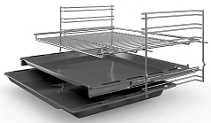 Духовой шкаф Bosch HBF534EH1T , электрический, шириной 59.4 см, темно-серебристый, EcoClean очистка в Санкт-Петербурге